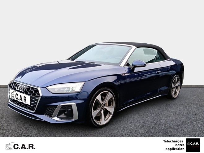 Audi A5 CABRIOLET 40 TDI 204 S tronic 7 Quattro  Bleu de 2022