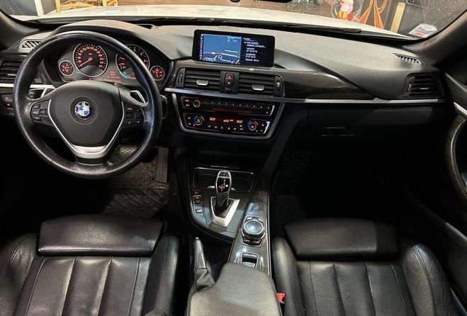 BMW Serie 4 CABRIOLET 2.0 420 D 185 LOUNGE BVA Blanc de 2014