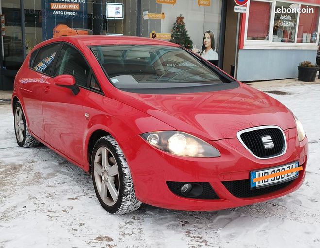 Seat Leon 2.0 fsi 150ch stylance 2e main tres bon  Rouge de 2005