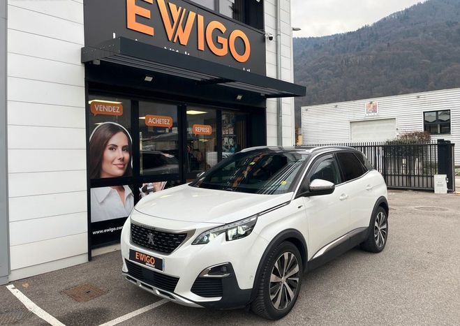 Peugeot 3008 2l bluehdi 180ch gt apple carplay   toit Blanc de 2016