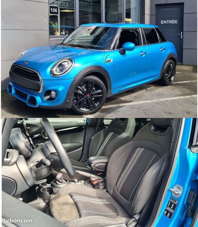 Mini Cooper One John Works Bleu de 2018