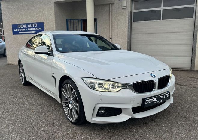 BMW Serie 4 Gran Coupe 420dA 184ch xDrive M Sport Blanc de 2014