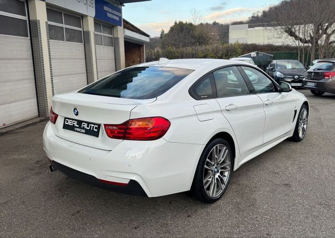 BMW Serie 4 Gran Coupe 420dA 184ch xDrive M Sport Blanc de 2014