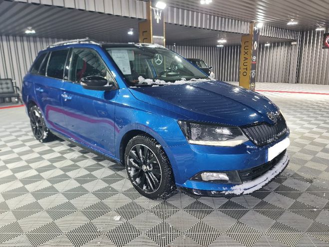 Skoda Fabia 1.4L TDI 105 CV PACK Monte-Carlo * REPRI Bleu M�tal de 2016