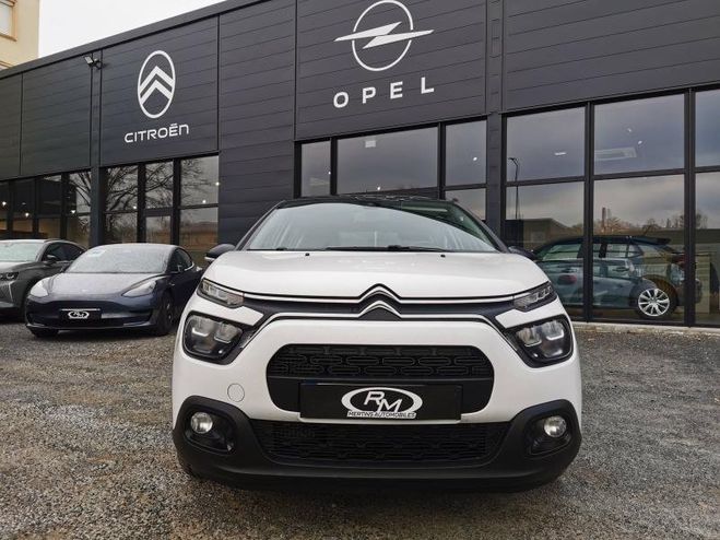 Citroen C3 1.5 BlueHDi 100ch S&S Shine E6.d Blanc Banquise (o) - Noir Onyx de 2022