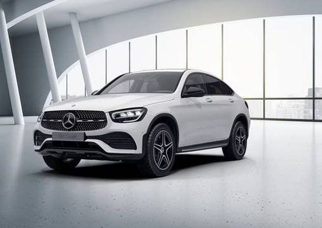 Mercedes GLC Coup� 300 de 4M AMG Night SHD AHK DISTRO Blanc Polaire Uni de 2022