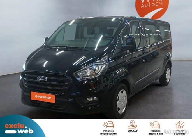 Ford Custom Transit Kombi 320 L2H1 2.0 EcoBlue 130 m Noir de 2021