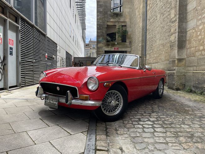 MG MGB B CABRIOLET 1800 BV4 ROUGE de 1972