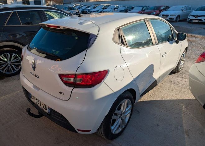 Renault Clio 1.5 dci energy air medianav  distri fait Blanc de 2016