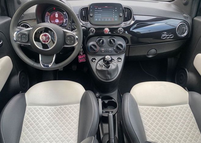 Fiat 500 1.0 70ch hybrid dolcevita plus carplay t Noir de 2021