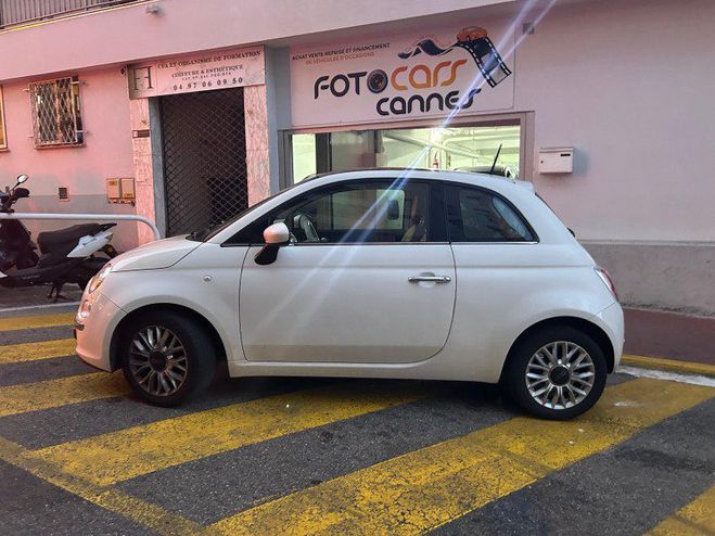 Fiat 500 1.2 8V 69CH ECO PACK LOUNGE Blanc de 2015