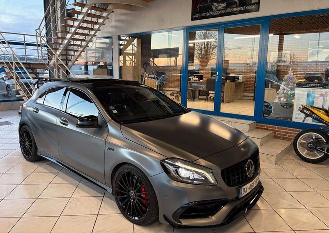 Mercedes Classe A A45 AMG 381ch 4MATIC PACK AERO CAMERA-JA Gris de 2015