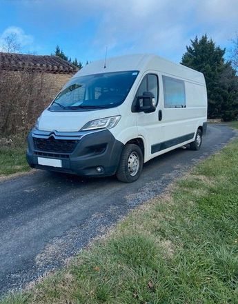  Voir d&eacute;tails -Citroen Jumper cab appro.35 l3h2 bhdi 130 bvm6 7 places &agrave; Carlus (81)