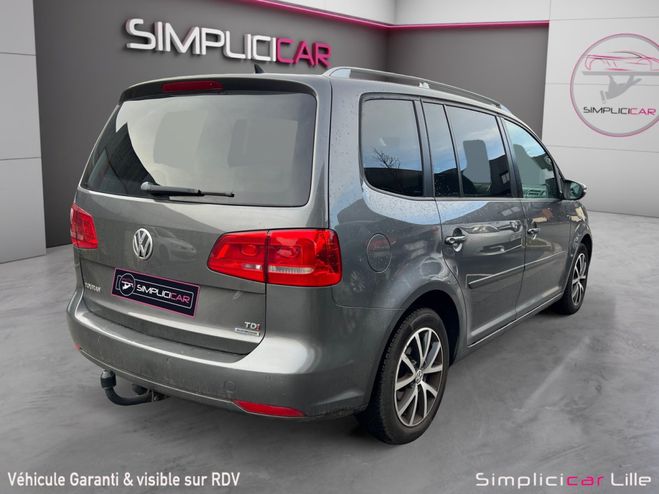 Volkswagen Touran BUSINESS 1.6 TDI 105 FAP BlueMotion Conf Gris de 2014