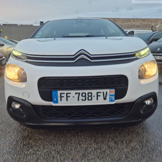 Citroen C3 III 1.6 BLUEHDI 75 S&S FEEL BUSINESS Noir de 2019