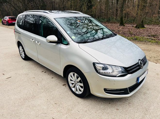 Volkswagen Sharan 2.0 TDI 140ch BlueMotion CARAT DSG6 7 PL GRIS de 2014