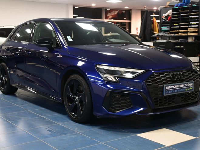 Audi A3 Sportback 35 TDI 150 S tronic 7 S Line BLEU FONCE de 2021