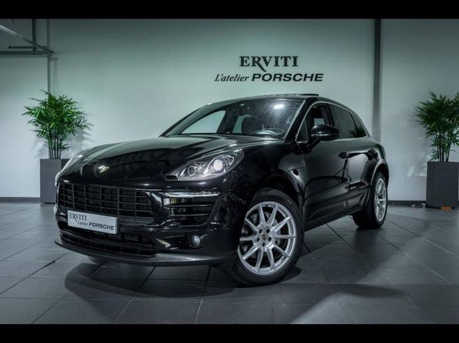 Porsche Macan 3.0 V6 258ch S Diesel PDK Noir Intense M�tallis� de 2017