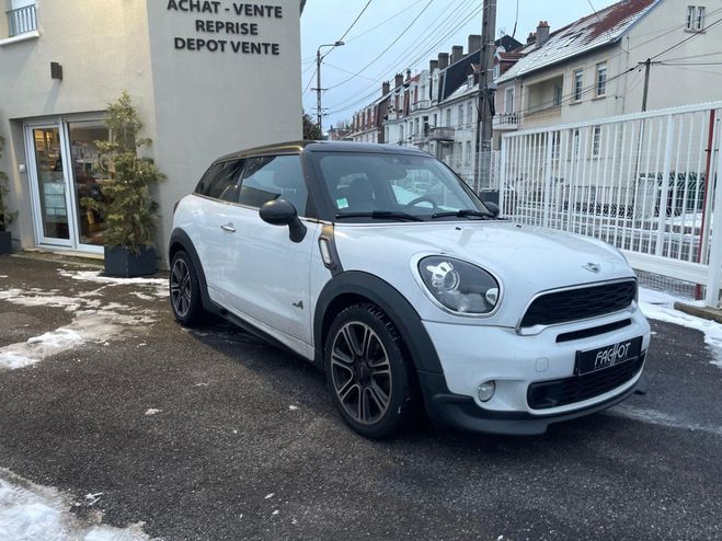 Mini Paceman COOPER SD 2.0 D - 143 - ALL4 BVA PACK JC BLANC de 2014