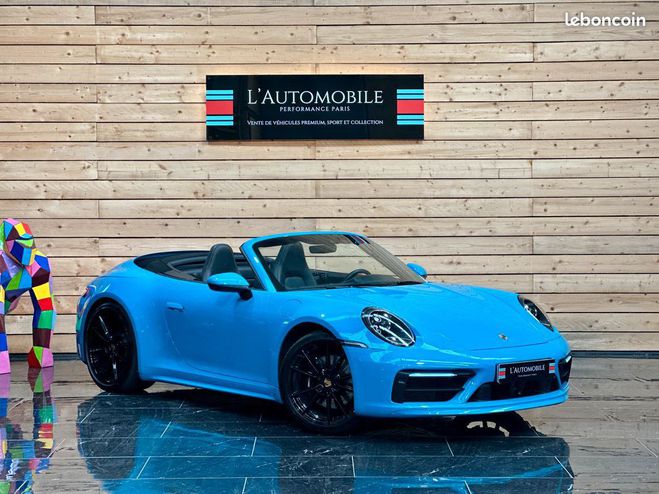Porsche 911 (992) CABRIOLET 3.0 450 CARRERA 4S BLEUE Bleu de 2020