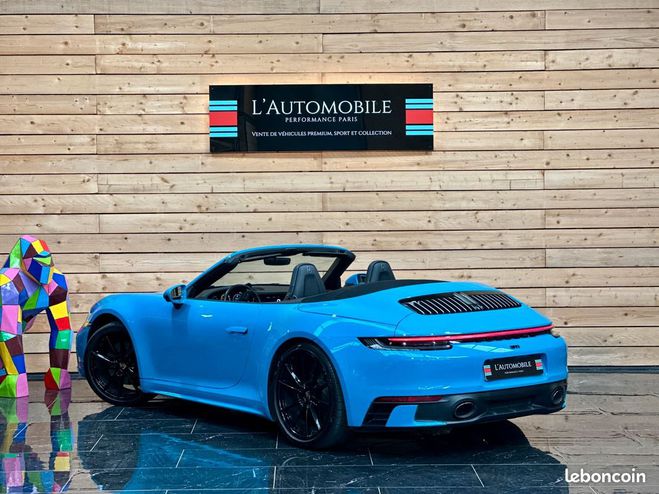 Porsche 911 (992) CABRIOLET 3.0 450 CARRERA 4S BLEUE Bleu de 2020