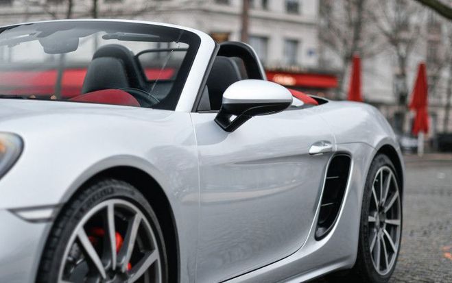 Porsche 718 BOXSTER S CABRIOLET Gris de 2017