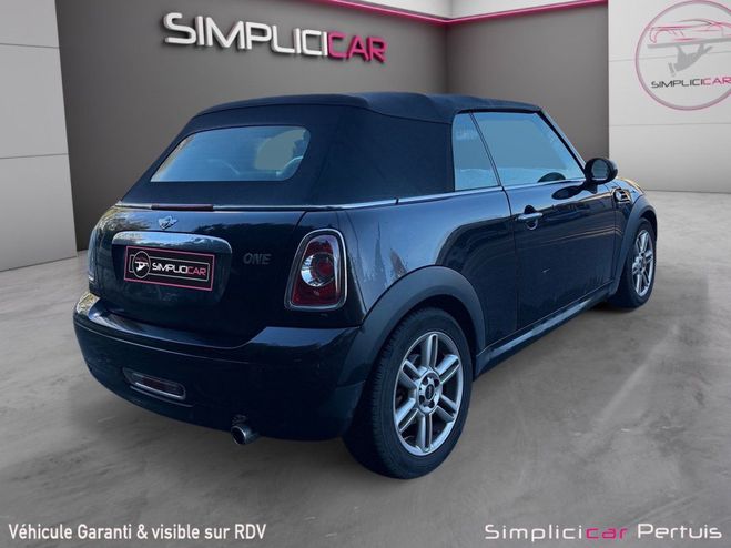 Mini One 95 CV cabriolet tr�s bon �tat clim auto  Noir de 2015