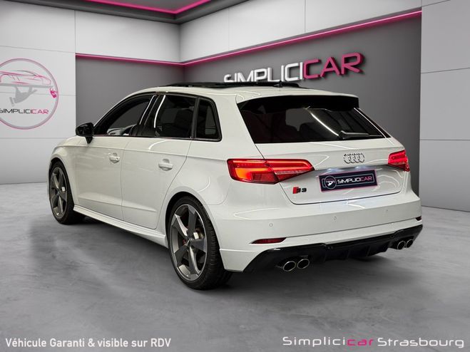 Audi S3 SPORTBACK 300 S tronic 7 Quattro SUIVI - Blanc de 2019