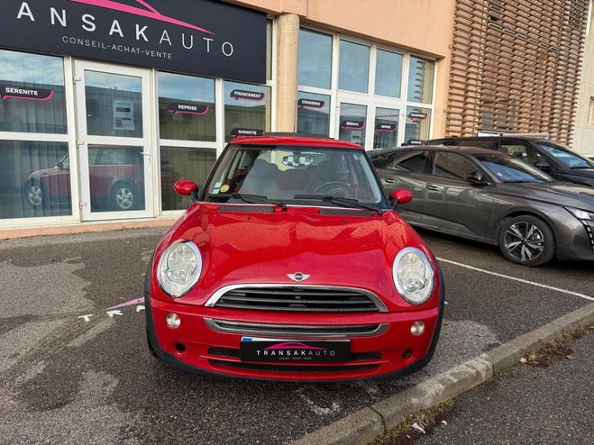 Mini One 1.6i - 90 Pack / SUIVI COMPLET / 2 eme M Rouge de 2005