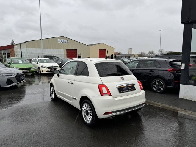 Fiat 500 1.2 69 LOUNGE TOIT PANO LED TEL CLIM RAD BLANC de 2017