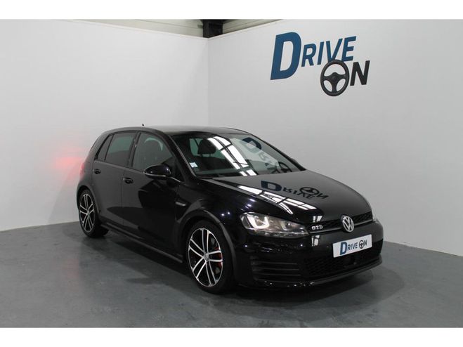 Volkswagen Golf 7 GTD - 2.0 TDI - 184 - DSG 6 - ORIGINE  NOIR de 2014
