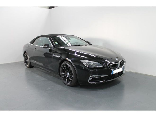 BMW Serie 6 640d Cabriolet M Sport - BVA F12 LCI PHA NOIR de 2015
