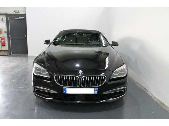 BMW Serie 6 640d Cabriolet M Sport - BVA F12 LCI PHA NOIR de 2015