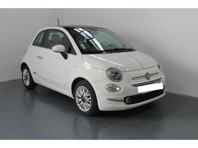 Fiat 500 1.2i - 69 BERLINE Lounge PHASE 2 BLANC de 2016