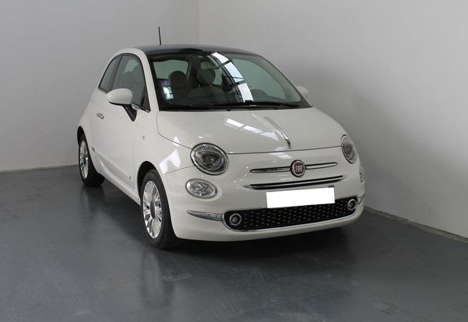 Fiat 500 1.2i - 69 BERLINE Lounge PHASE 2 BLANC de 2016