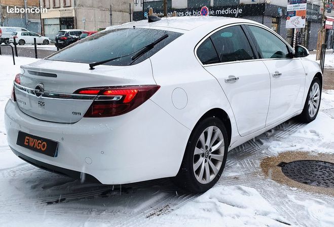 Opel Insignia 1.6 cdti 136ch cosmo pack bva siege elec Blanc de 2016