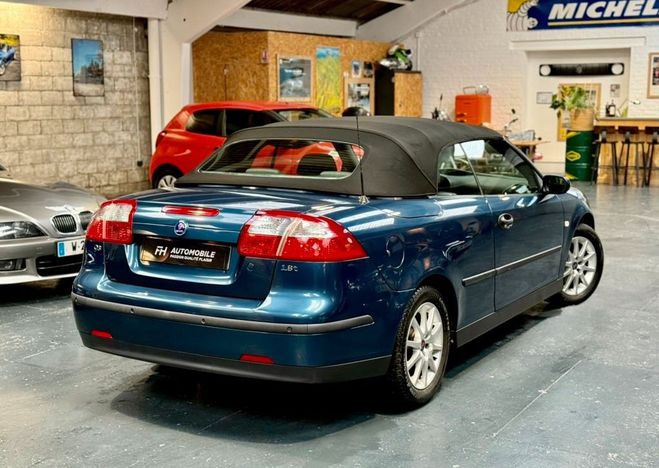 Saab 9 3 Linear Cabriolet 2.0L 150 ch Fusion Blue Bleu de 2006