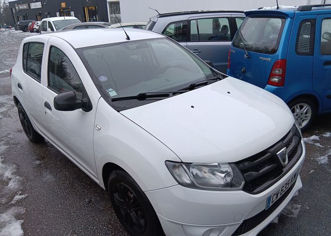 Dacia Sandero Belle 2013 ess gpl tbe ct ok revise repr Blanc de 2013