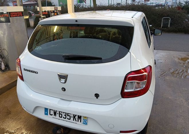 Dacia Sandero Belle 2013 ess gpl tbe ct ok revise repr Blanc de 2013