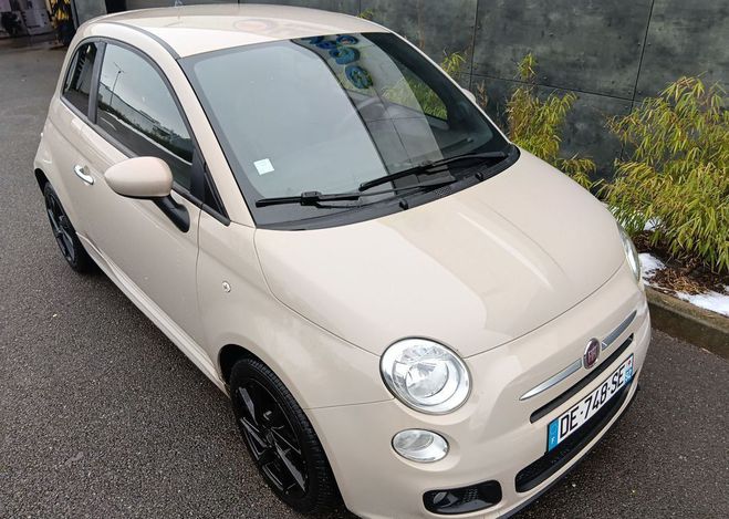 Fiat 500 Belle pack 2014 69ch tbe revise reprise Beige de 2014