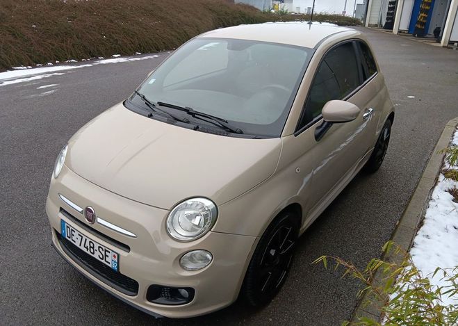 Fiat 500 Belle pack 2014 69ch tbe revise reprise Beige de 2014