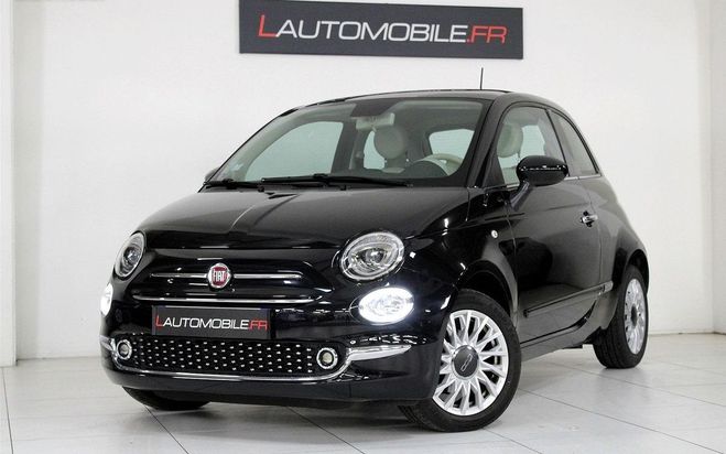 Fiat 500 1.2 8V 69CH ECO PACK LOUNGE Noir de 2020