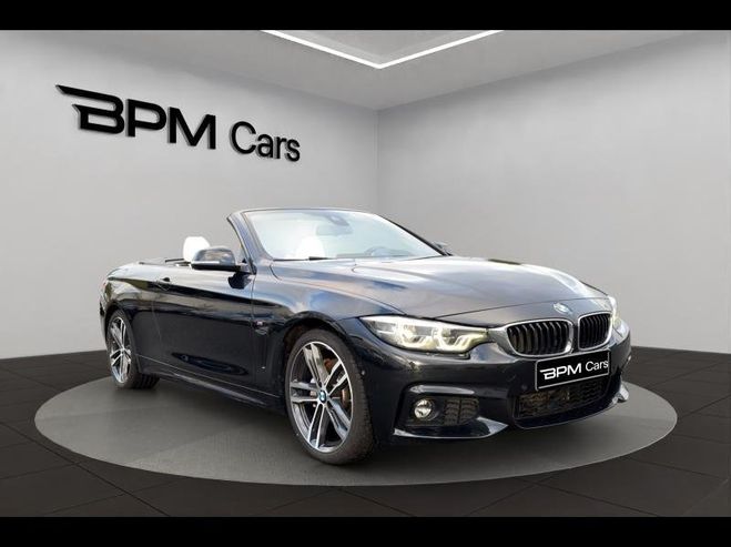BMW Serie 4 Cabriolet 440iA 326ch M Sport Saphirschwarz de 2017