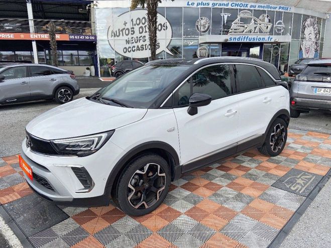 Opel Crossland X 1.5 D 120 BVA6 ULTIMATE GPS Cam�ra 1�Mai Blanc de 2021