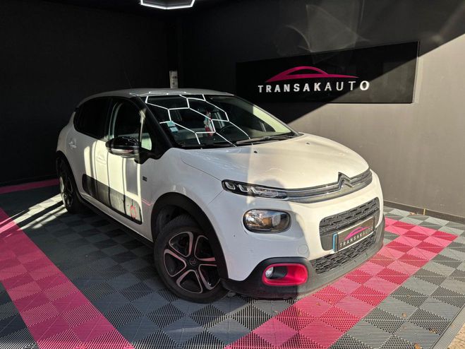 Citroen C3 PureTech 82 BVM ELLE / GPS / CAMERA DE R Blanc de 2018