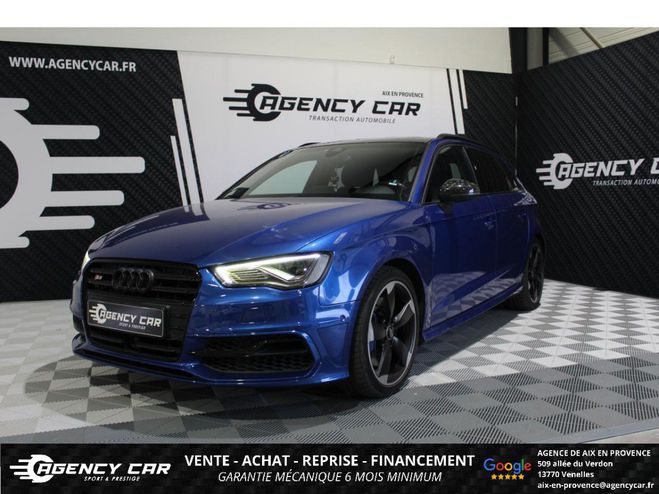 Audi S3 SPORTBACK QUATRO 2.0 TFSI - 300CH BLEU FONCE de 2014