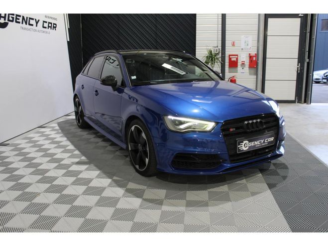Audi S3 SPORTBACK QUATRO 2.0 TFSI - 300CH BLEU FONCE de 2014