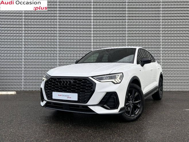 Audi Q3 Sportback 35 TDI 150 ch S tronic 7 S lin Blanc de 2022