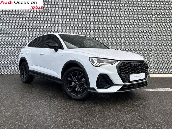 Audi Q3 Sportback 35 TDI 150 ch S tronic 7 S lin Blanc de 2022