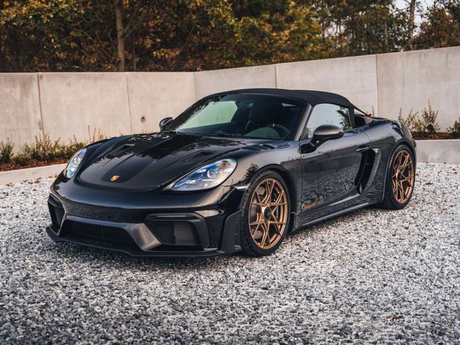 Porsche 718 Spyder RS Weissach Black Bucket Seats Noir de 